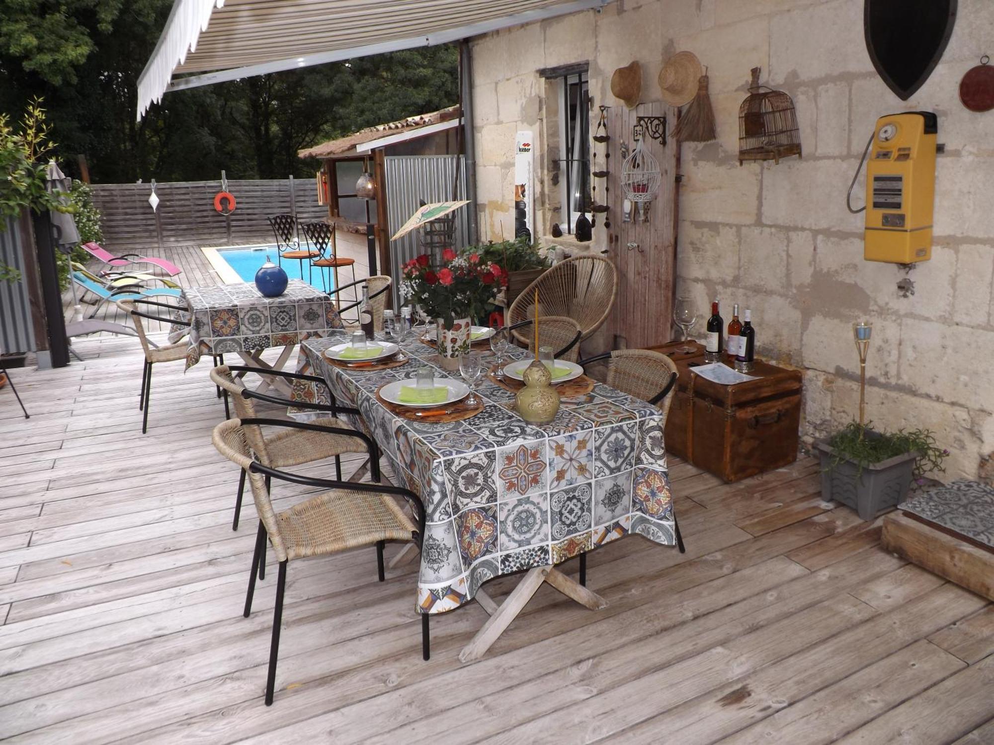 La Girondine Bed and Breakfast Galgon Buitenkant foto